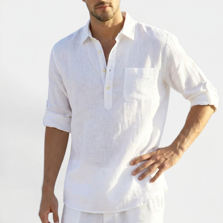 Michael Sydney men's long sleeve shirt, front view