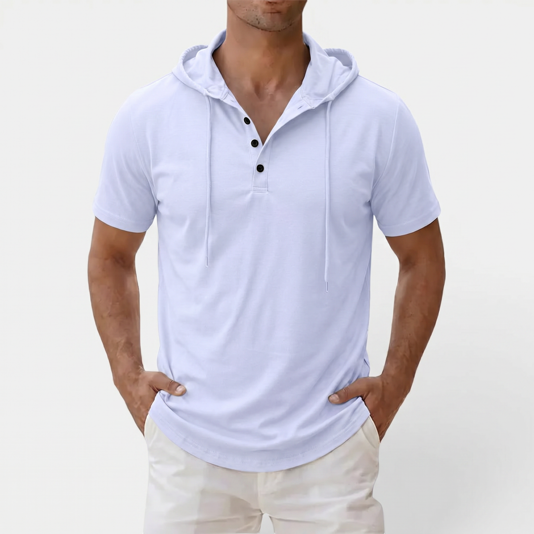 Michael Sydney men's hooded top, front view