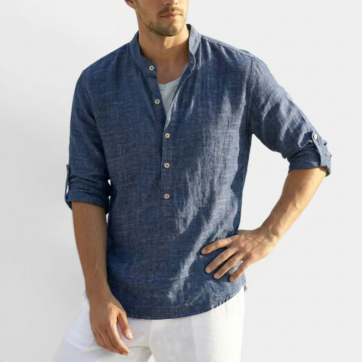 Michael Sydney men's soft long sleeve shirt, front view