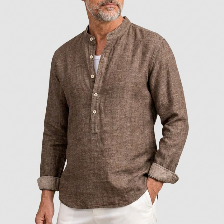 Michael Sydney men's soft long sleeve shirt, front view