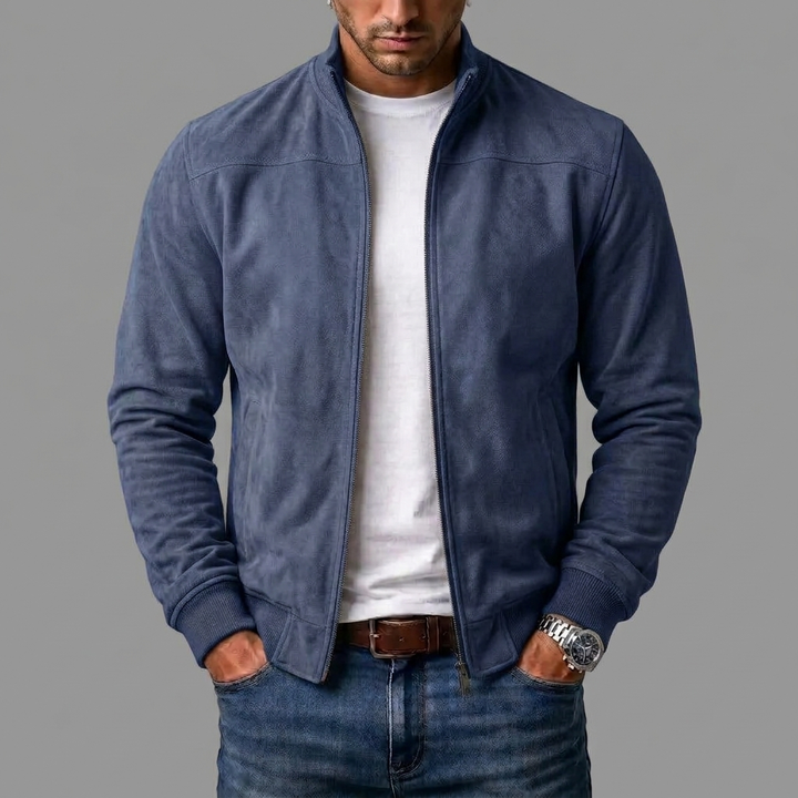 Brett Classic Zip Bomber Jacket