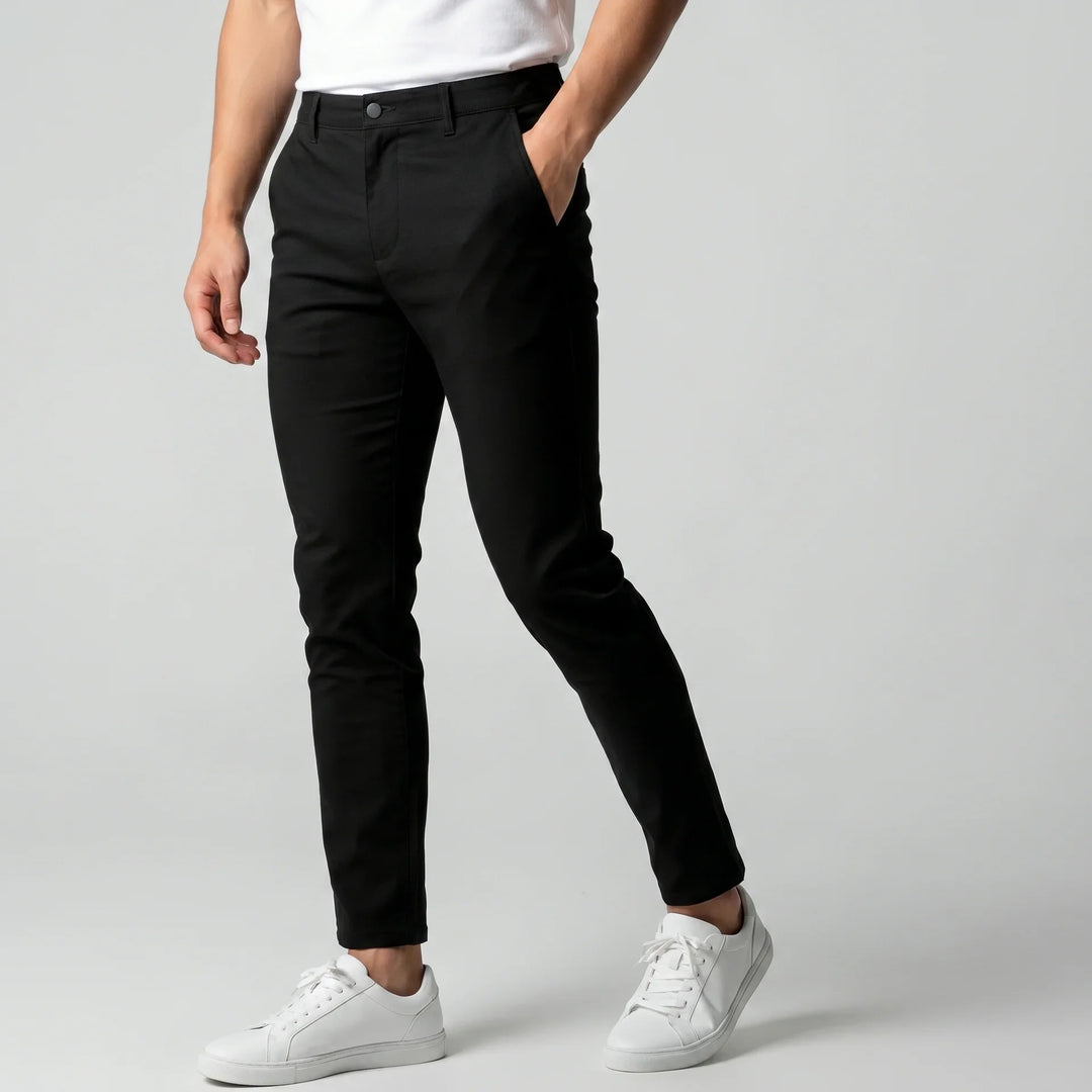 Michael Sydney men's stretch pants, front view