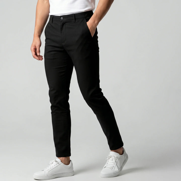 Michael Sydney men's stretch pants, front view