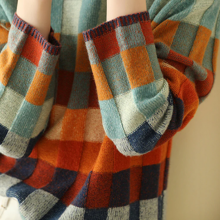 Theresa™ | Retro Check Jumper
