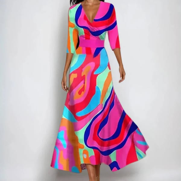 Donna™ | Floral Midi Dress