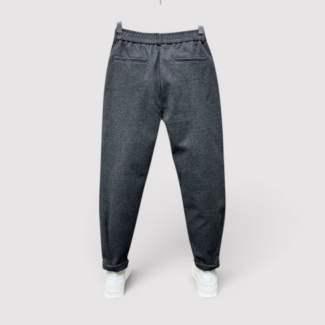 Michael Sydney men's lightweight tapered pants, front view