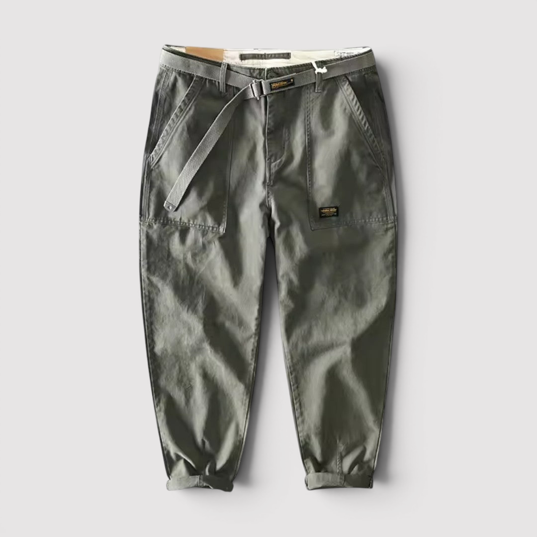 Michael Sydney men's tapered pants, front view