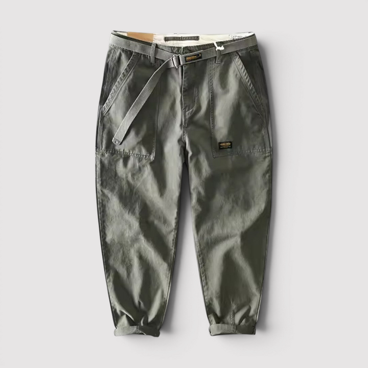 Michael Sydney men's tapered pants, front view