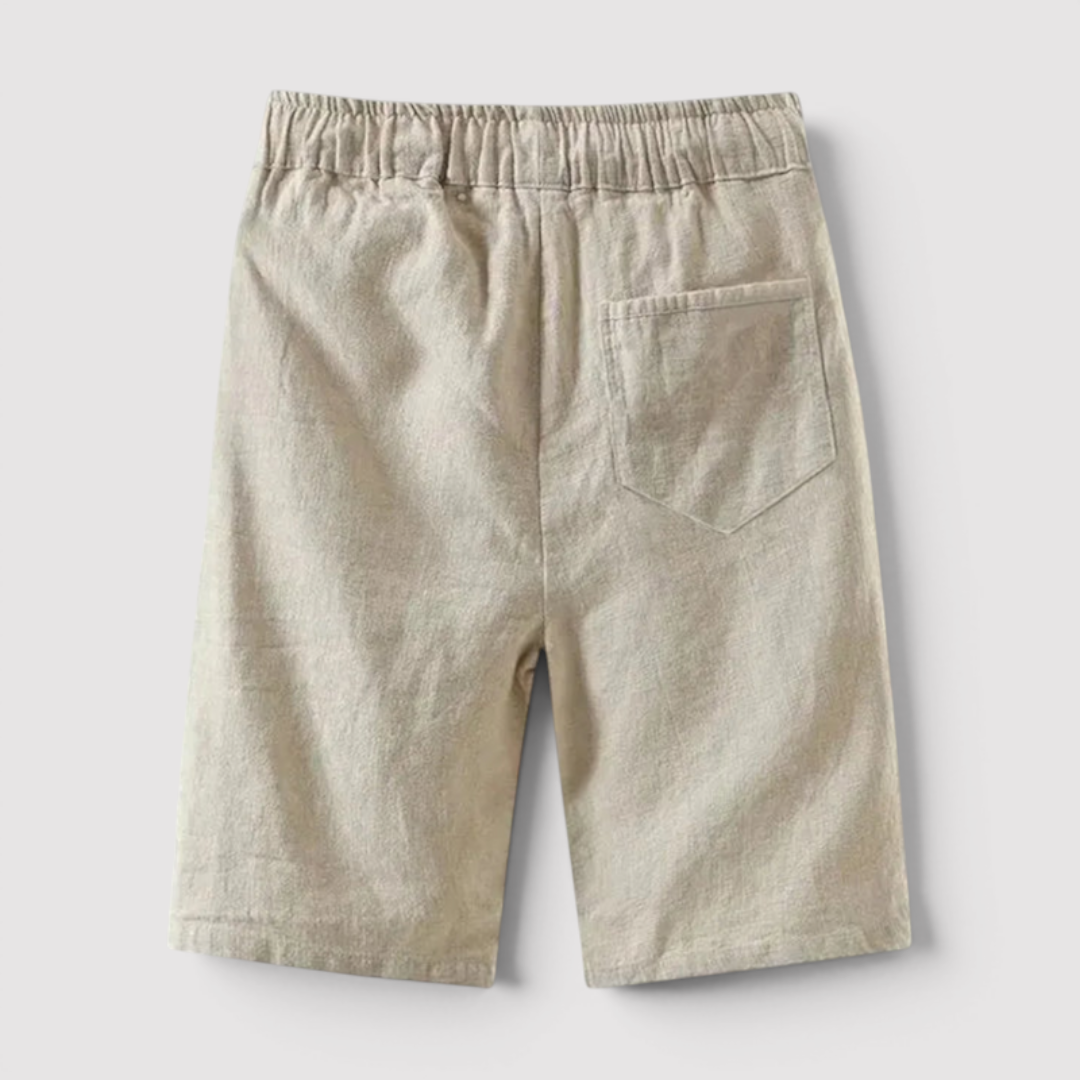 Michael Sydney men's airy summer shorts, front view