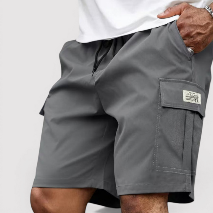 Michael Sydney men's cargo shorts, front view