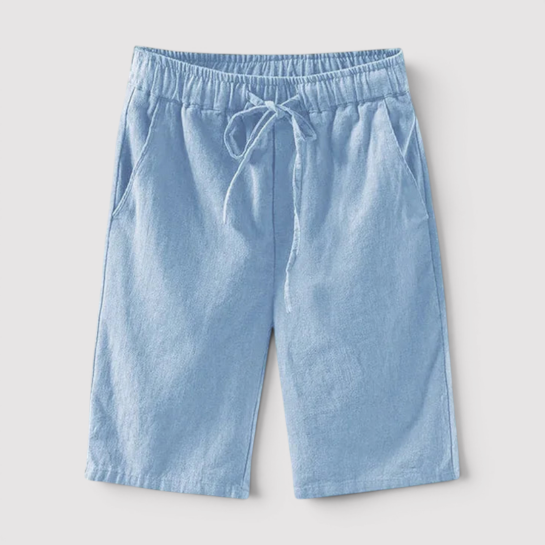 Michael Sydney men's airy summer shorts, front view