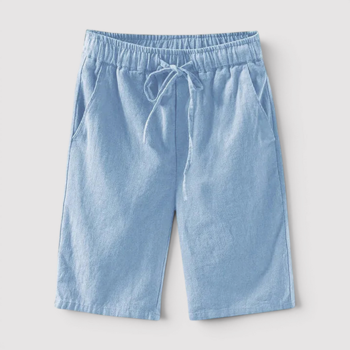 Michael Sydney men's airy summer shorts, front view