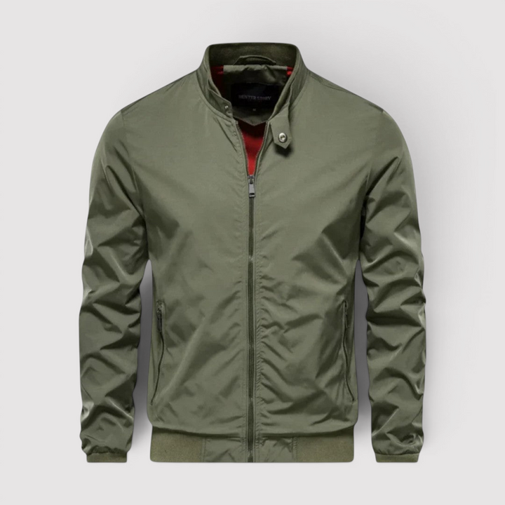 Michael Sydney men's zip jacket, front view