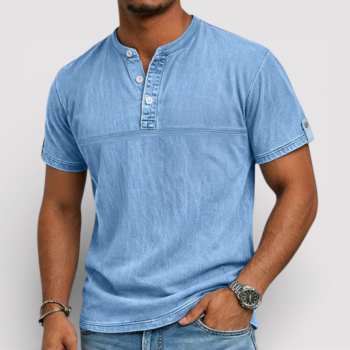 Michael Sydney men's short sleeve shirt, front view