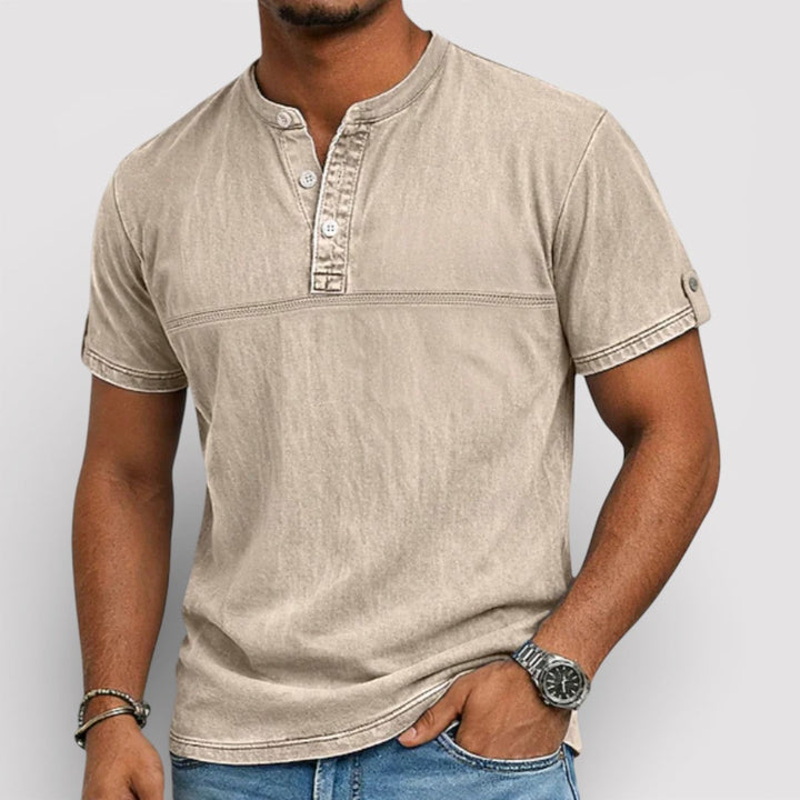 Michael Sydney men's short sleeve shirt, front view
