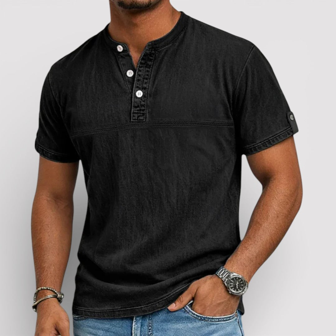 Michael Sydney men's short sleeve shirt, front view