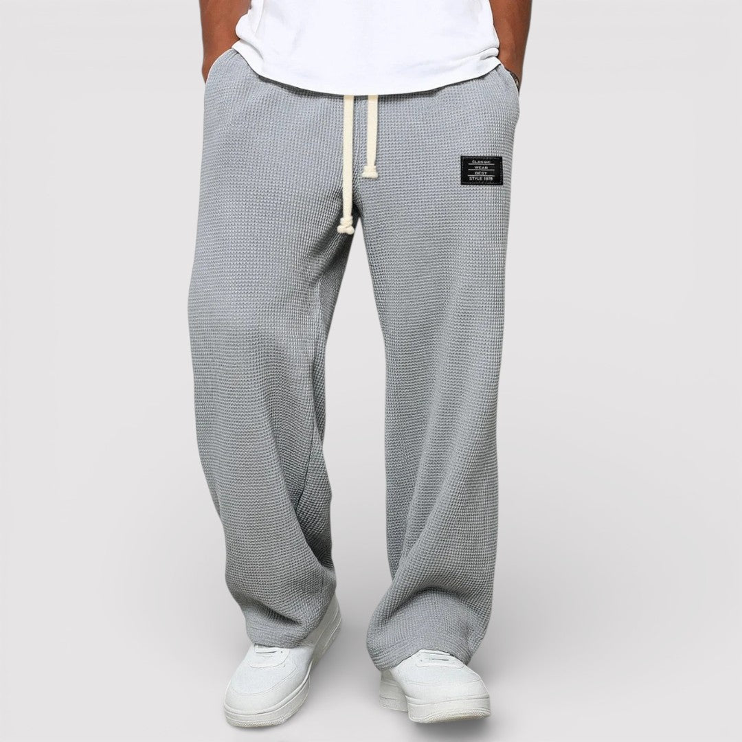 Michael Sydney men's drawstring pants, front view