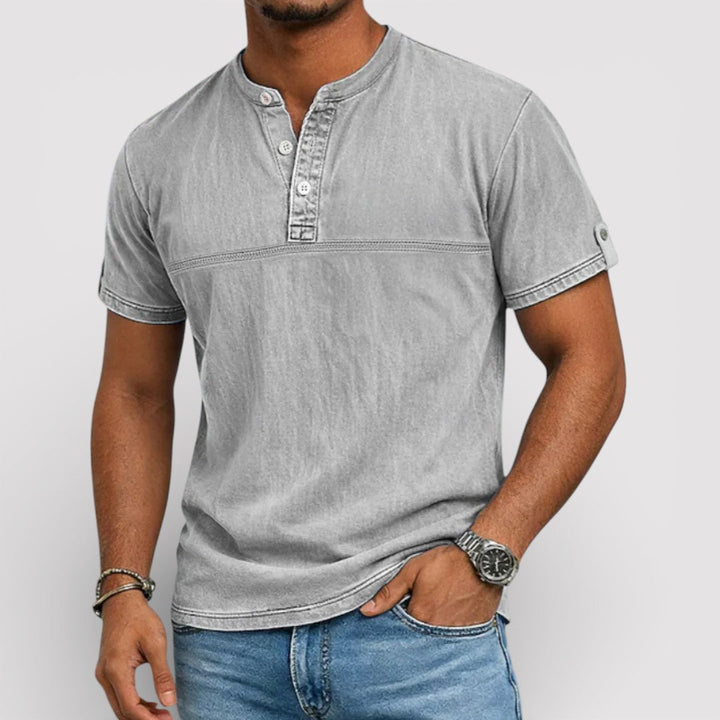 Michael Sydney men's short sleeve shirt, front view