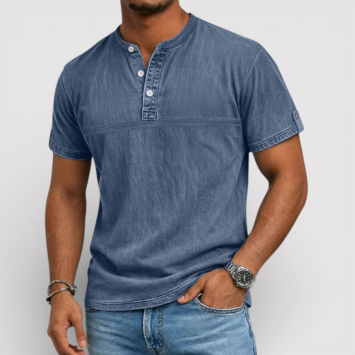 Michael Sydney men's short sleeve shirt, front view