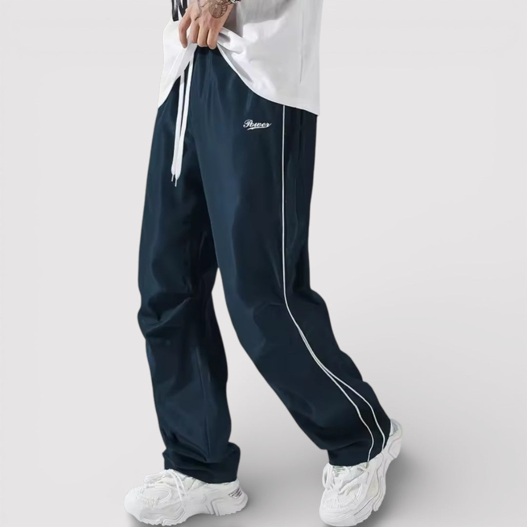 Michael Sydney men's lightweight trackpants, front view