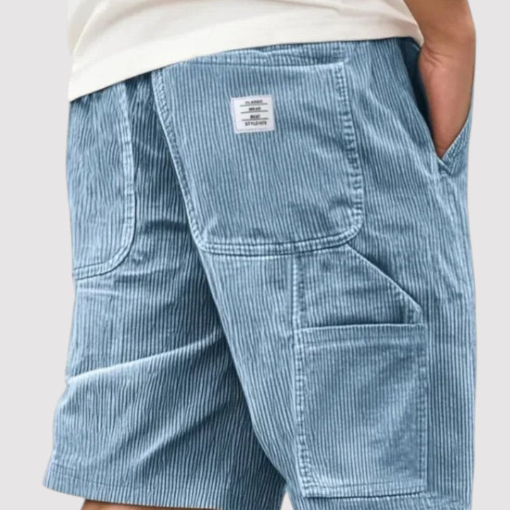 Michael Sydney men's pocket shorts, front view