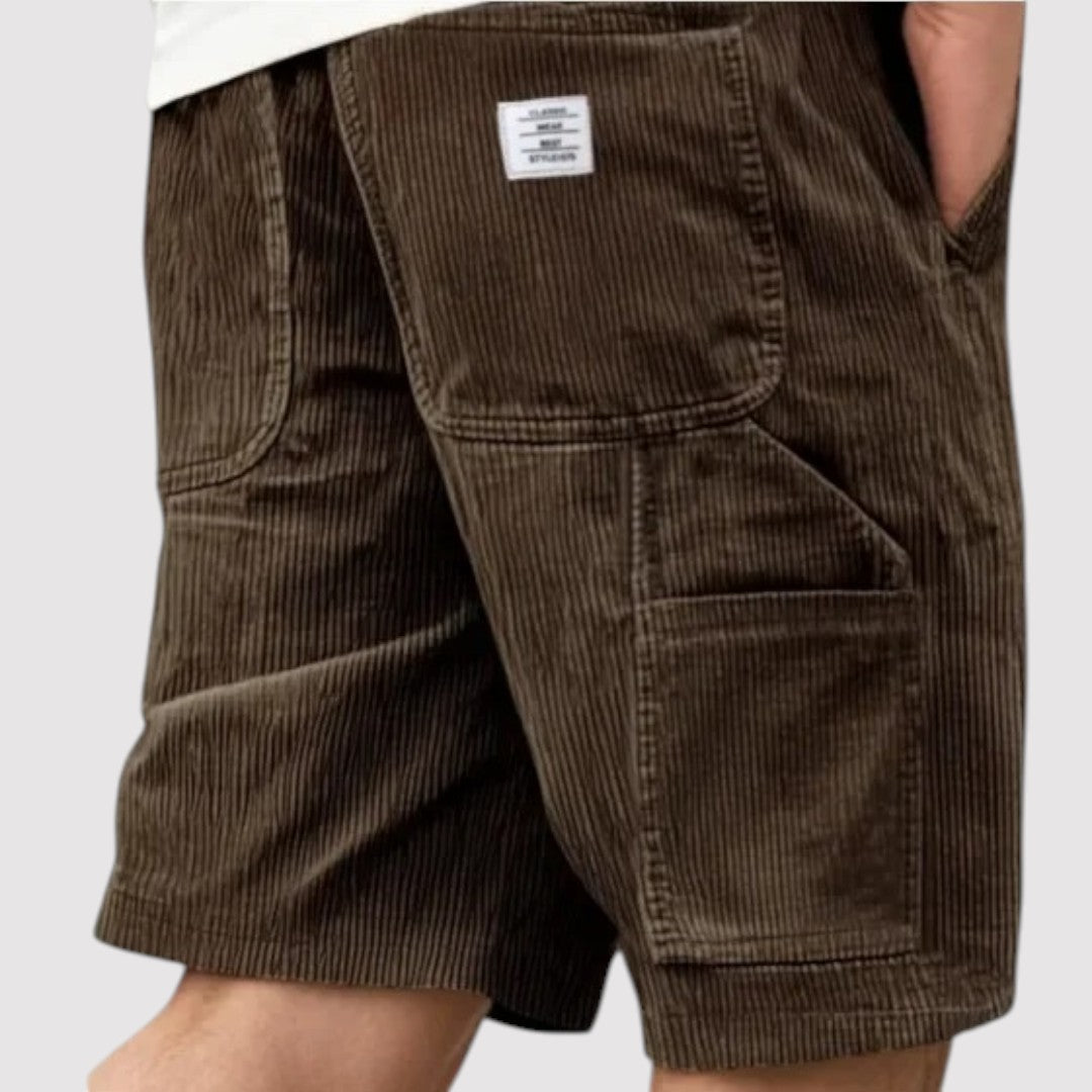 Michael Sydney men's pocket shorts, front view