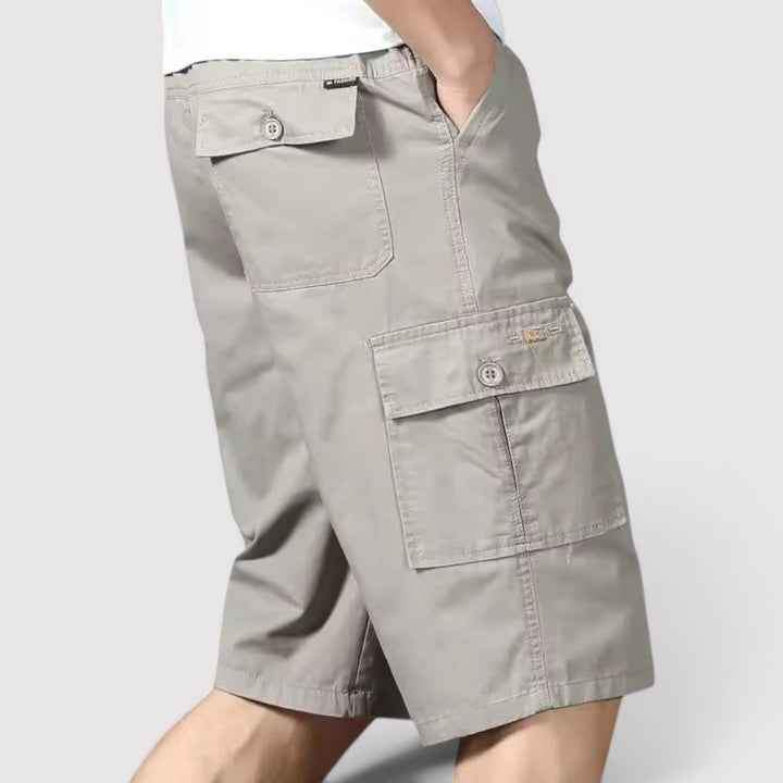 Michael Sydney men's cargo shorts, front view