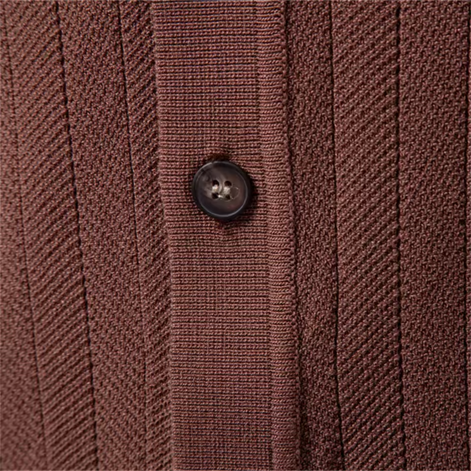 Michael Sydney men's knit shirt, front view