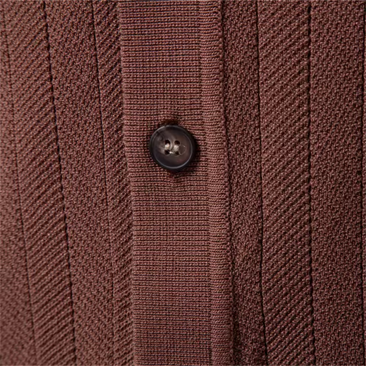 Michael Sydney men's knit shirt, front view