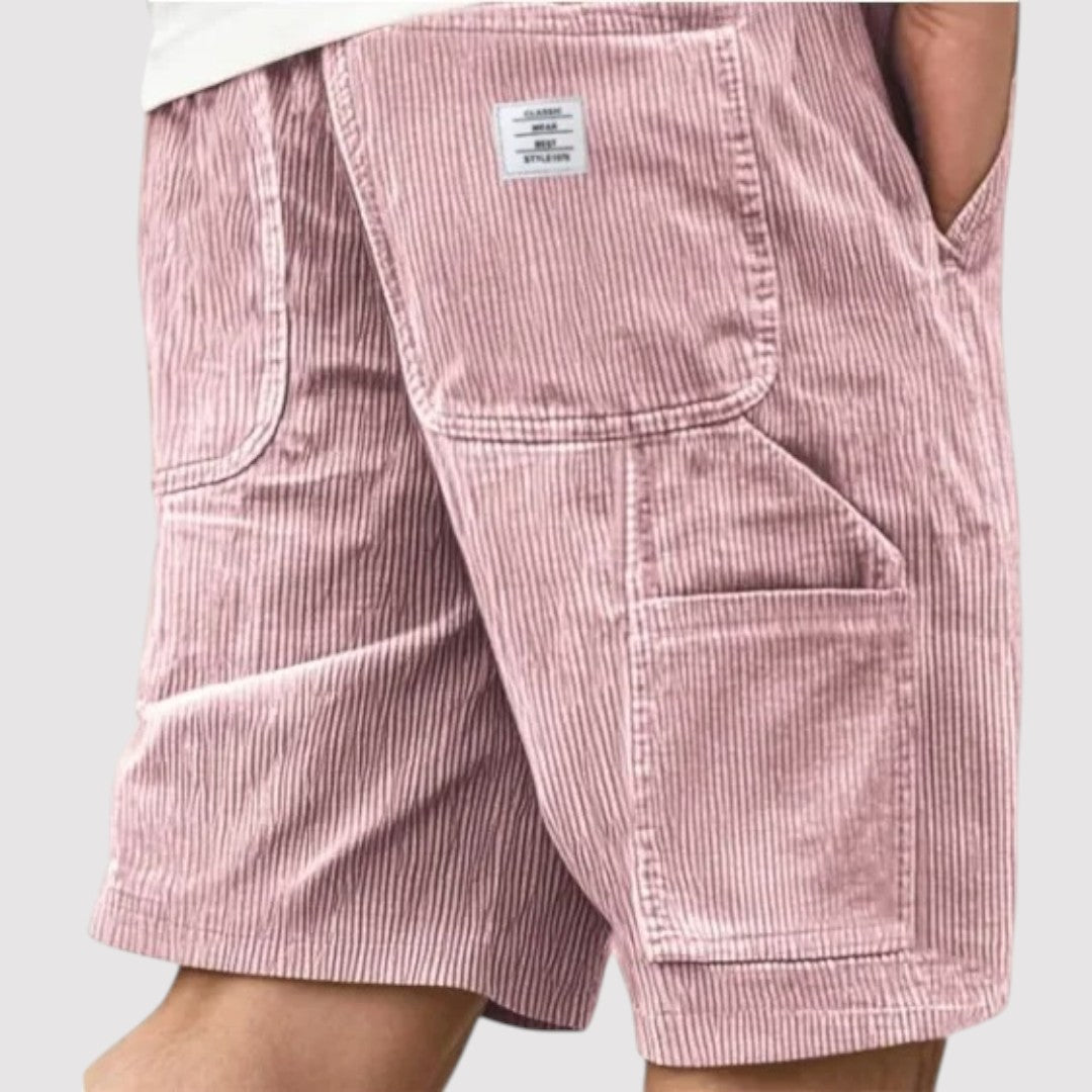 Michael Sydney men's pocket shorts, front view