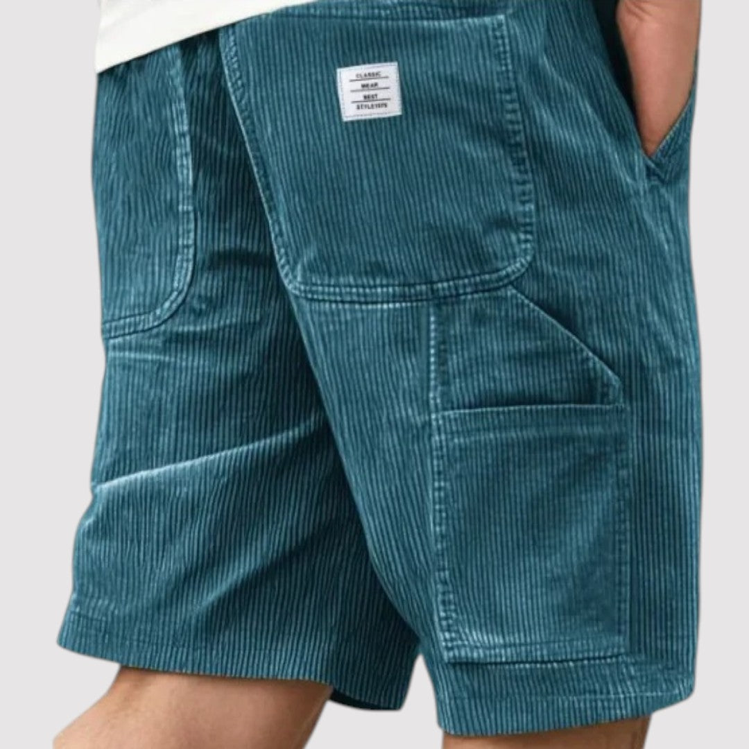 Michael Sydney men's pocket shorts, front view