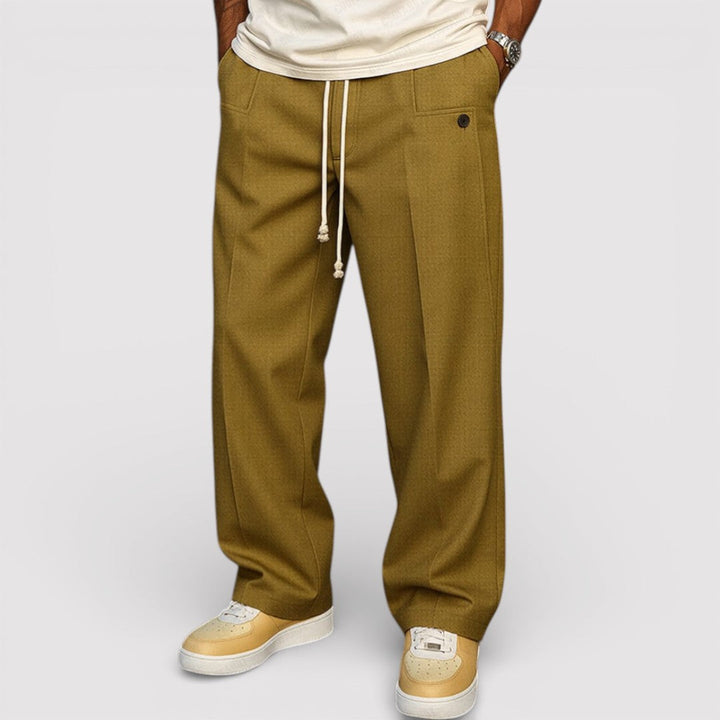 Michael Sydney men's Drawstring Waist Pants, front view