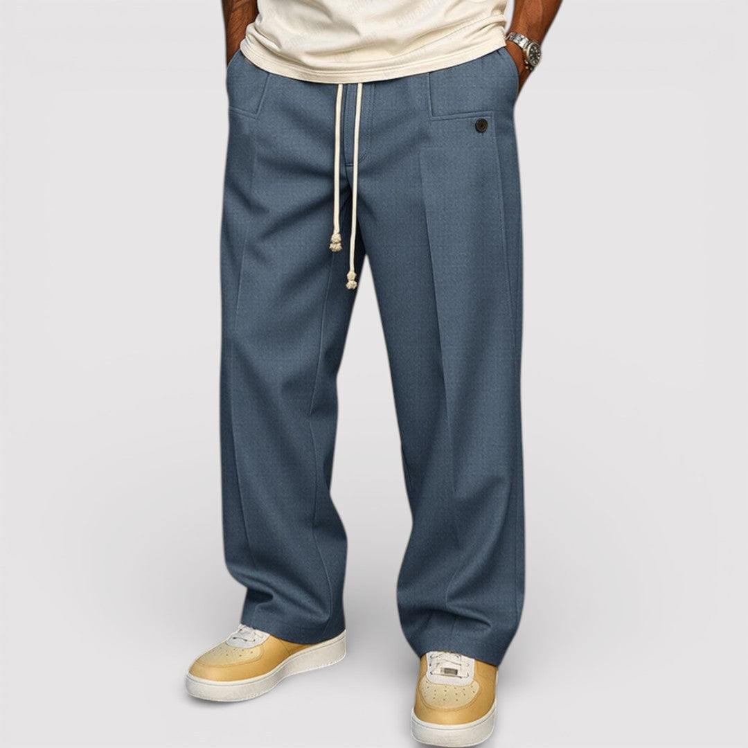 Michael Sydney men's Drawstring Waist Pants, front view