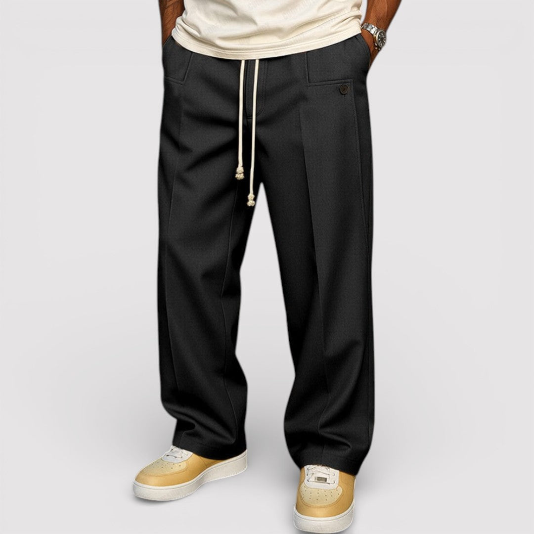 Michael Sydney men's Drawstring Waist Pants, front view