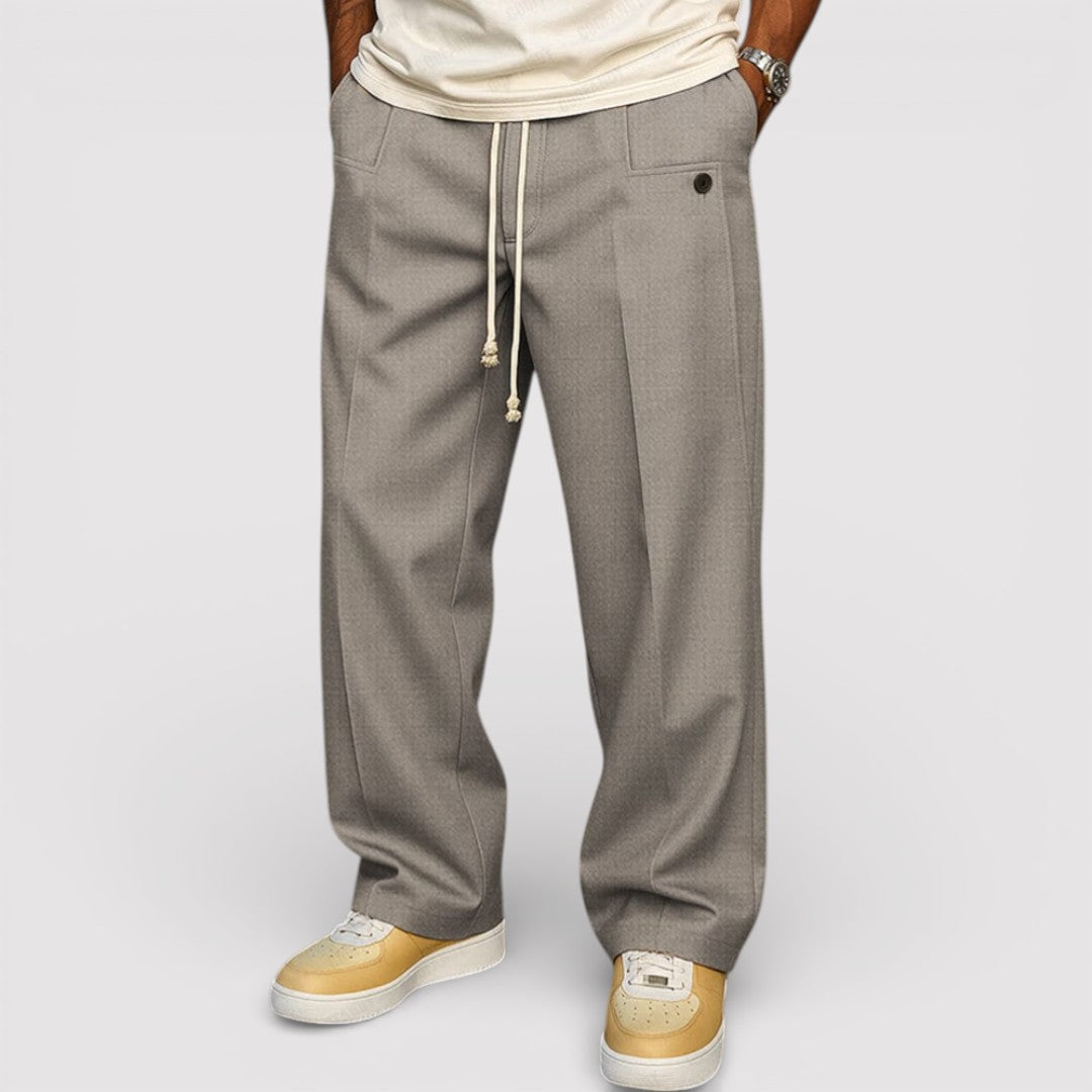 Michael Sydney men's Drawstring Waist Pants, front view