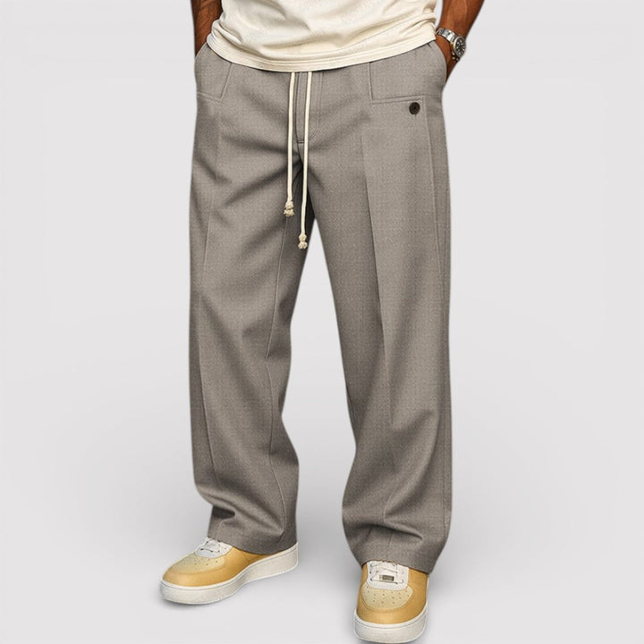 Michael Sydney men's Drawstring Waist Pants, front view