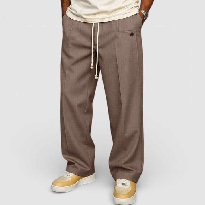 Michael Sydney men's Drawstring Waist Pants, front view