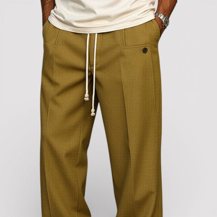 Michael Sydney men's Drawstring Waist Pants, front view