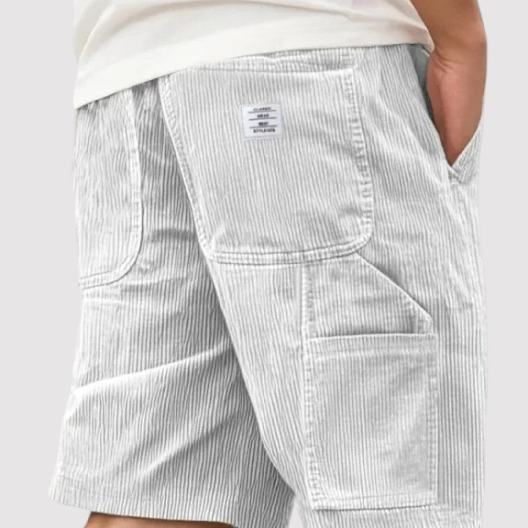 Michael Sydney men's pocket shorts, front view