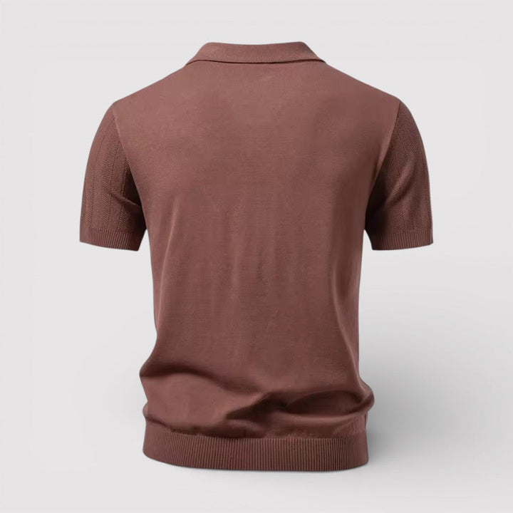 Michael Sydney men's knit shirt, front view