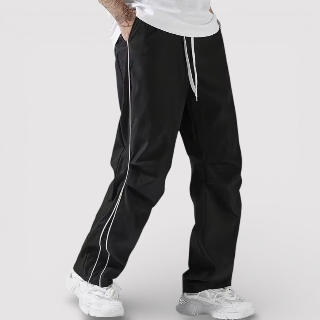 Michael Sydney men's lightweight trackpants, front view