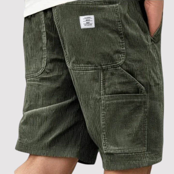 Michael Sydney men's pocket shorts, front view