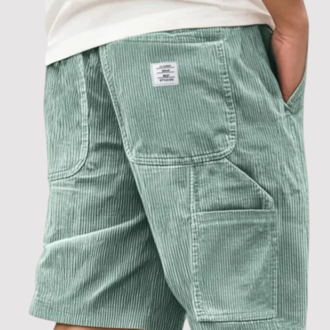 Michael Sydney men's pocket shorts, front view