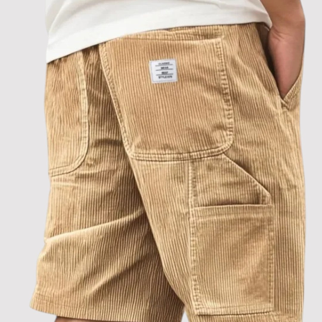Michael Sydney men's pocket shorts, front view