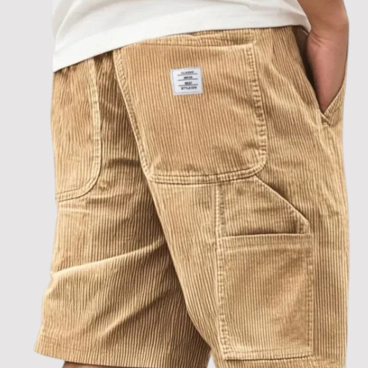 Michael Sydney men's pocket shorts, front view