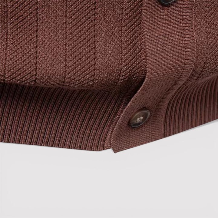Michael Sydney men's knit shirt, front view