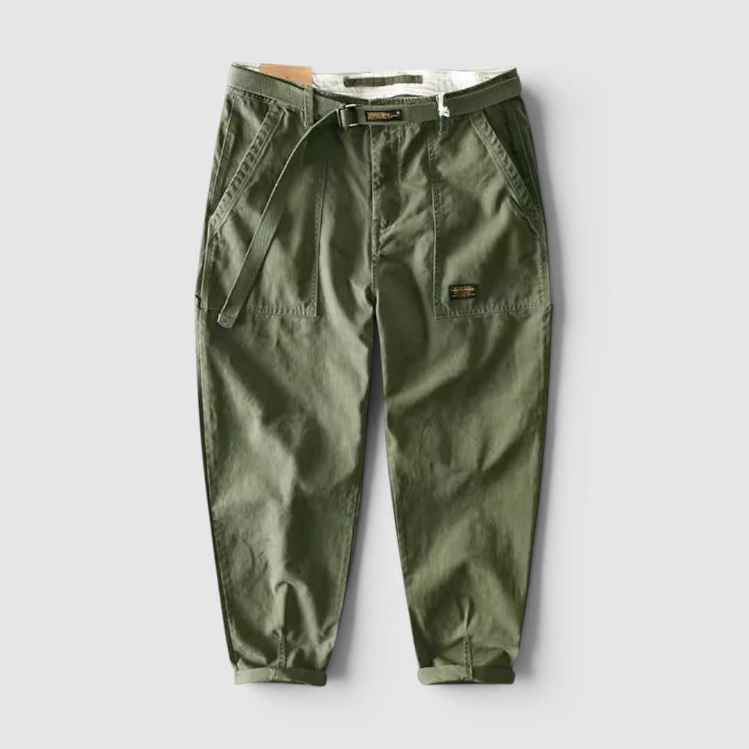 Michael Sydney men's tapered pants, front view