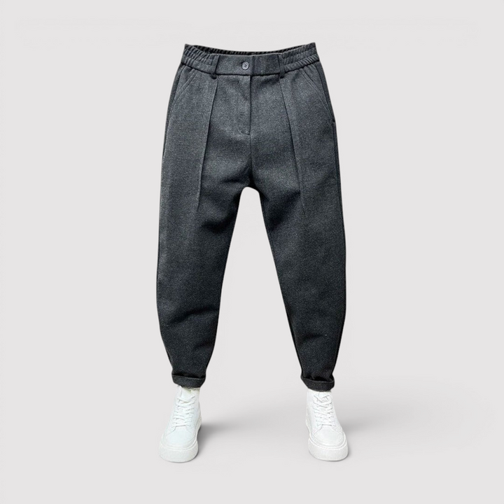 Michael Sydney men's lightweight tapered pants, front view