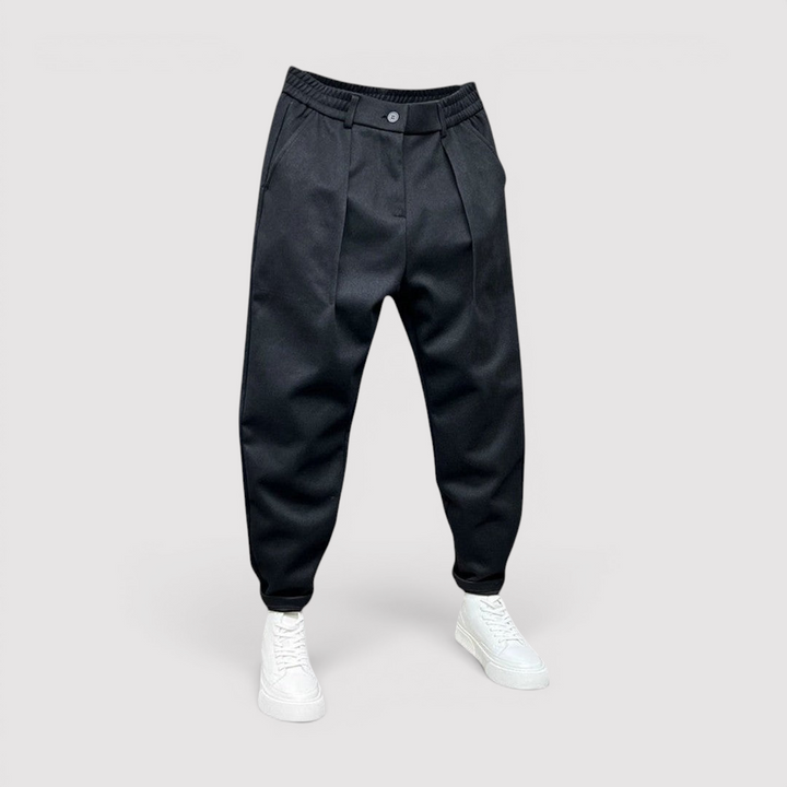 Michael Sydney men's lightweight tapered pants, front view