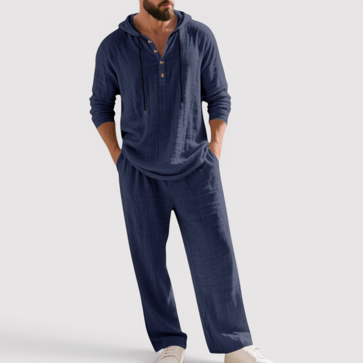 Michael Sydney men's sweatshirt and pants set, front view